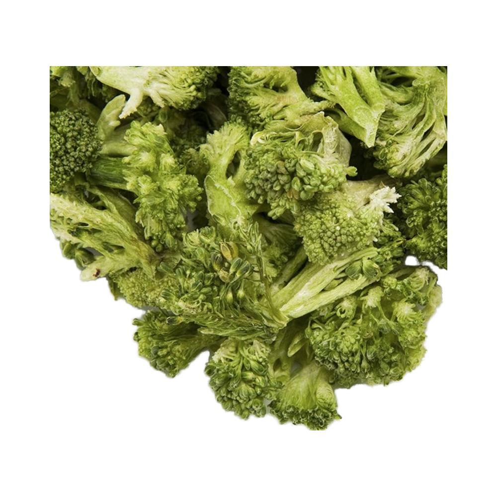 Factory's Organic Chinese Freeze-Dried Broccoli Florets Healthy Bulk Instant Food Fresh FD Dehydrated Vegetables Flakes Picnic
