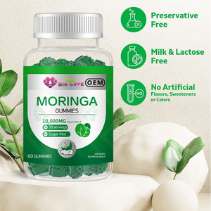 Gummies à l'extrait de Moringa naturel, riches en nutriments végétaux, complémentant la nutrition du corps, <span class=keywords><strong>anti</strong></span>-fatigue, fibres alimentaires - Product Image 6
