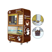 Distributeur automatique de chocolat avec logo personnalisable, solutions de vente au détail, kiosque autoportant pour centre commercial