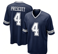 Vente en gros de nouveaux maillots de football de Dallas 2026 # 4 Prescott # Maillots de football américain style Parsons Stitched 88 Lamb 11