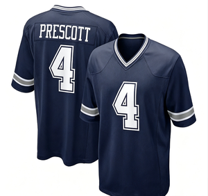 Venta al por Mayor de Camisetas de Fútbol Americano de los <span class=keywords><strong>Dallas</strong></span> 2026 # 4 Prescott # Camisetas de Fútbol Americano Estilo Parsons Stitched 88 Lamb 11 - Product Image 1