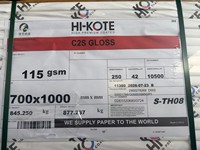 Hi-Kote Marken-Beschichtetes Kunstdruckpapier 80g/m² 90g/m² 105g/m² 115g/m² 150g/m² C2S Beschichtetes Mattes und Glänzendes Couche-Papier