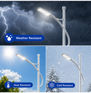 Luces LED de Calle para Iluminación Urbana Exterior, 50W 100W 150W 200W, Grises, IP65, Brillo Estable, Personalizables al por Mayor - Product Image 3