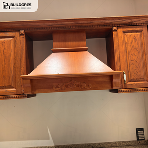 Buildgres Armoire <span class=keywords><strong>de</strong></span> cuisine pratique en forme <span class=keywords><strong>de</strong></span> L <span class=keywords><strong>avec</strong></span> évier/<span class=keywords><strong>plaque</strong></span> <span class=keywords><strong>de</strong></span> <span class=keywords><strong>cuisson</strong></span> au gaz/étagères <span class=keywords><strong>de</strong></span> rangement et niche d'exposition et comptoir en granit - Product Image 6