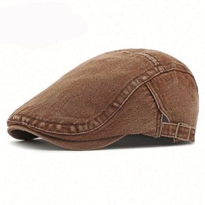 2024 New Fashion Classic Custom Newsboy Irish Tweed <b>Flat</b> <b>Cap</b> Beret Wholesale British Ivy Unisex Casual Beach Party - Product Image 5