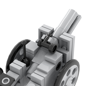 MOC5020 Série Militaires <span class=keywords><strong>WW2</strong></span> Canons d'infanterie de 155 mm Artillerie Briques de construction éducatives DIY Cadeaux créatifs Jouets pour enfants - Product Image 6