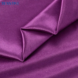 Эластичная ткань трикотажного плетения из 92% полиэстера и 8% спандекса, плотность 240 г/м², блестящий эластичный сатин для танцевальных костюмов - Product Image 1