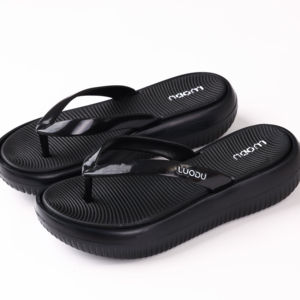 2025 été mode femmes léger bout ouvert EVA tongs respirant imperméable anti-glissant Wedge Design plat pour l'automne - Product Image 1