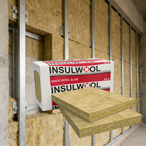 Panel de Lana de Roca Ignífuga de 50 mm y Densidad de 80 kg/m3 con Revestimiento de Lámina de Aluminio <span class=keywords><strong>para</strong></span> Aislamiento de <span class=keywords><strong>Paredes</strong></span> con Cavidades, al <span class=keywords><strong>Mejor</strong></span> Precio - Product Image 1