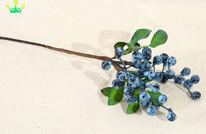 Hoa Nhân Tạo California Giả Quả Việt Quất Nhân Tạo Thân Cây Cho Trang Trí Quả Việt Quất Chọn Trái Cây Hoa Lụa Trang Trí Nội Thất - Product Image 5