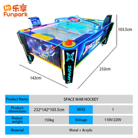 Machines de jeux d'arcade Air Hockey automatiques populaires pour 2 joueurs, à monnayeur, pour parcs d'attractions