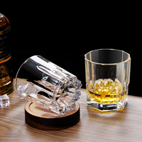 Verres à whisky Old Fashioned en cristal de luxe pour bar, vente en gros
