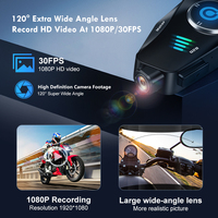 Q28 meilleures ventes casque de moto casque à dents bleues 1080p caméra interphone extérieur écouteurs étanche 1500mA batterie ODM OEM