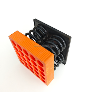Floating Floor Spring Vibration Isolator with Mounting Holes for Acoustic Studio Cinema Soundproofing, Made in China - Product Image 4
