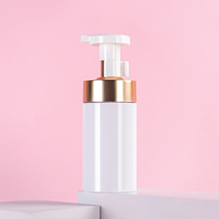 Échantillon gratuit de flacon pompe en PET de 200 ml, flacon en plastique pour nettoyant visage, flacons à bulles pour désinfectant pour les mains