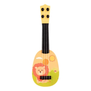 Ukulélé jouet de dessin animé, instrument de musique jouable pour les débutants, pour l'apprentissage et les cadeaux - Product Image 1