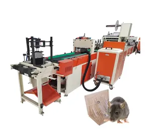Máquina de pegamento de papel adhesivo para ratones/máquina de fabricación de papel para matar insectos/ratas/máquina formadora de trampas para Control de plagas