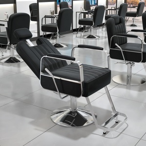 Fauteuil de Barbier Professionnel Inclinable, Chaise de Coiffure Hydraulique Moderne pour Salon, Spa, et Salon de Beauté, Mobilier Robuste pour Salon de Coiffure - Product Image 1