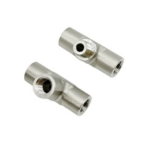 Conector en T de Rosca Macho-Hembra NPT1/2 SS316L, Tipo T, Reductor Igual, Accesorio de Tubería Resistente a la Corrosión