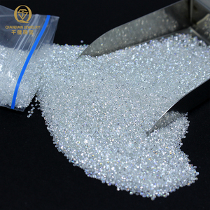 Commercio all'ingrosso miglior prezzo 1ct a borsa bianco Moissanite pietre preziose sciolte rotonde taglio brillante Mossanite diamanti per orecchini anelli che fanno - Product Image 2