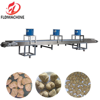 Machine extrudeuse de haute productivité contrôlée par PLC pour la fabrication de morceaux de soja texturés pour les nuggets de viande végétalienne