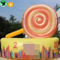 Mini sucette gonflable créative, décoration personnalisée en publicité, bonbons pour événement, A8184