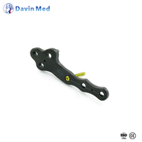 Plaque TPLO en titane médical pour implants orthopédiques vétérinaires, système de fixation pour réparation du ligament croisé du chien avec scie TPLO