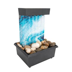 Air Mancur Mini Dekorasi Aliran Air untuk Relaksasi di Kantor, Harga Kompetitif, Air Mancur Meja Kecil untuk Dekorasi Desktop - Product Image 2