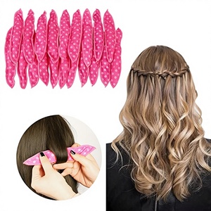 Herramienta <span class=keywords><strong>para</strong></span> Rizar el Cabello con Esponja y Pantalla LED de Temperatura, Diseño de Flor de Pera y Estilo de Lazo <span class=keywords><strong>para</strong></span> <span class=keywords><strong>Dormir</strong></span> - Product Image 1