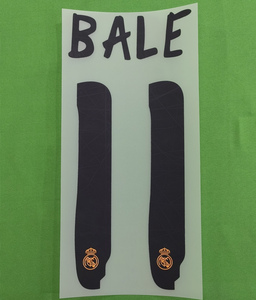 Camiseta de fútbol Super a Retro Real Madrid 2013 2014 RONALDO <span class=keywords><strong>SERGIO</strong></span> RAMOS Bale número estampado en caliente - Product Image 1