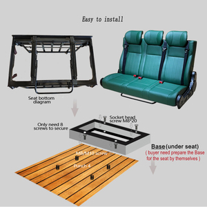 Siège <span class=keywords><strong>de</strong></span> lit en cuir PU <span class=keywords><strong>de</strong></span> luxe <span class=keywords><strong>de</strong></span> haute qualité, imperméable, pour <span class=keywords><strong>camping</strong></span>-<span class=keywords><strong>car</strong></span>, caravane, avec couleur personnalisable, mousse confortable - Product Image 3