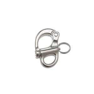 Grillete de remolque de amarre de ojo fijo FULE para hardware de aparejo de yate de barco 316 Ss grilletes giratorios de liberación rápida de acero inoxidable - Product Image 4