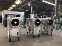 Machine de refroidissement mobile Kingfit Mushroom à installation facile avec moteur, haute productivité, châssis en acier inoxydable pour serre