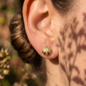Pendientes de acero inoxidable chapados en oro de 18 quilates, joyería delicada para la oreja, para mujer - Product Image 3