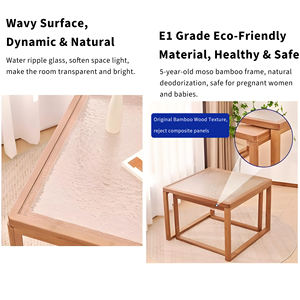 Op Maat Gemaakte Moderne Nestelsalontafel Met Glazen Tafelblad En Huisdierruimtecapsule - Product Image 5