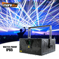 Wasserdichte 30W Laser-Show Animation Sky Beam Outdoor 40kpps Vollfarbige Sky Beam Laser-Lichtshow