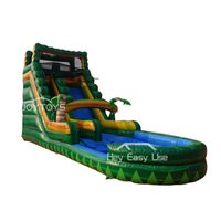 Toboggan aquatique gonflable Heyhail couleur marbre en PVC pour usage extérieur et résidentiel en maternelle