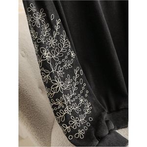 Sweat-shirt tricoté personnalisé pour femme grande taille, manches longues, décontracté, respirant, pull-over - Product Image 3