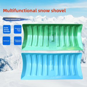 Pelle à neige en acier en plastique épaissi, plaque de poussée de neige, pelle de <span class=keywords><strong>d</strong></span>éneigement de cour <span class=keywords><strong>d</strong></span>'<span class=keywords><strong>hiver</strong></span>, pelle de séchage de grain et de nettoyage de fumier - Product Image 3