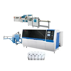 Máquina automática de rebobinado de corte longitudinal de papel térmico Jumbo Till Roll Making
