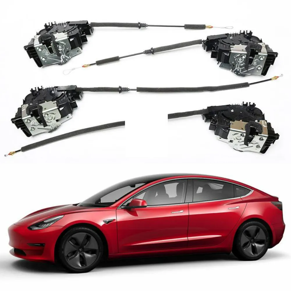 Fechadura elétrica macia para tesla modelo 3, acessórios automotivos, fechadura de sucção,