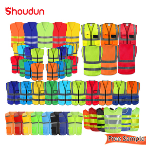 Muestras Gratis, Chaleco de Seguridad de Alta Visibilidad para <span class=keywords><strong>la</strong></span> Construcción, OEM, Logotipo Personalizado al por Mayor, Ropa de Trabajo de Seguridad Vial Reflectante - Product Image 1
