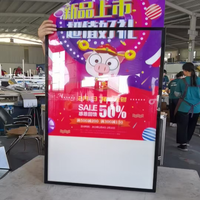 Boîte à lumière LED pour la publicité Applications larges pour le menu du restaurant Centre commercial Cadre d'affiche Installation suspendue