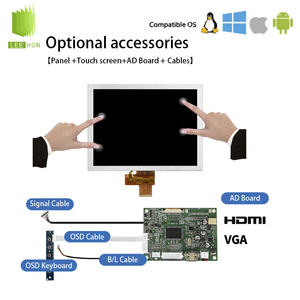 Boe ban đầu công nghiệp Lớp 8 <span class=keywords><strong>inch</strong></span> <span class=keywords><strong>LCD</strong></span> màn hình hiển thị 1024x768 <span class=keywords><strong>XGA</strong></span> <span class=keywords><strong>TFT</strong></span> <span class=keywords><strong>LCD</strong></span> module LVDS 40Pins <span class=keywords><strong>LCD</strong></span> Bảng điều chỉnh - Product Image 4
