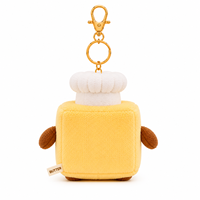 Porte-clés Peluche Beurre OEM/ODM Nouveau Design Tendance, Jouet en Peluche Mignon pour Enfants, Peluche Super Douce Personnalisable