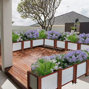 Fioriera Quadrata in Lega di Alluminio Ecologica dal Design Moderno <span class=keywords><strong>per</strong></span> Parchi Comunali, Giardini e Paesaggi Urbani - Product Image 3