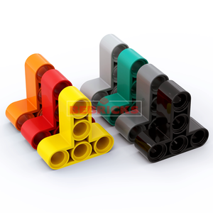 BEBRICKS <span class=keywords><strong>Série</strong></span> de pièces de construction 60484 Liftarm technique de forme modifiée épais 3x3 Briques de construction MOC pour voiture RC - Product Image 2