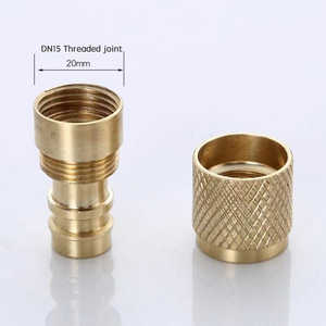 Jeu de connecteurs rapides, M/F, <span class=keywords><strong>GHT</strong></span>, laiton - Product Image 1