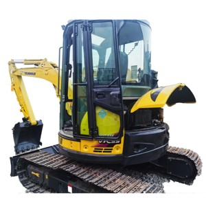 Mini-excavatrice Yanmar 35 d'occasion (90% neuve), robuste, fabriquée au Japon, 3,5 tonnes, avec accessoire marteau hydraulique et pince. - Product Image 4