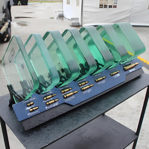 Kính an toàn nhiều lớp chống đạn trang trí 32mm 40mm 81mm để xây dựng Cử<span class=keywords><strong>a</strong></span> & cử<span class=keywords><strong>a</strong></span> sổ để sử dụng tường rèm - Product Image 2